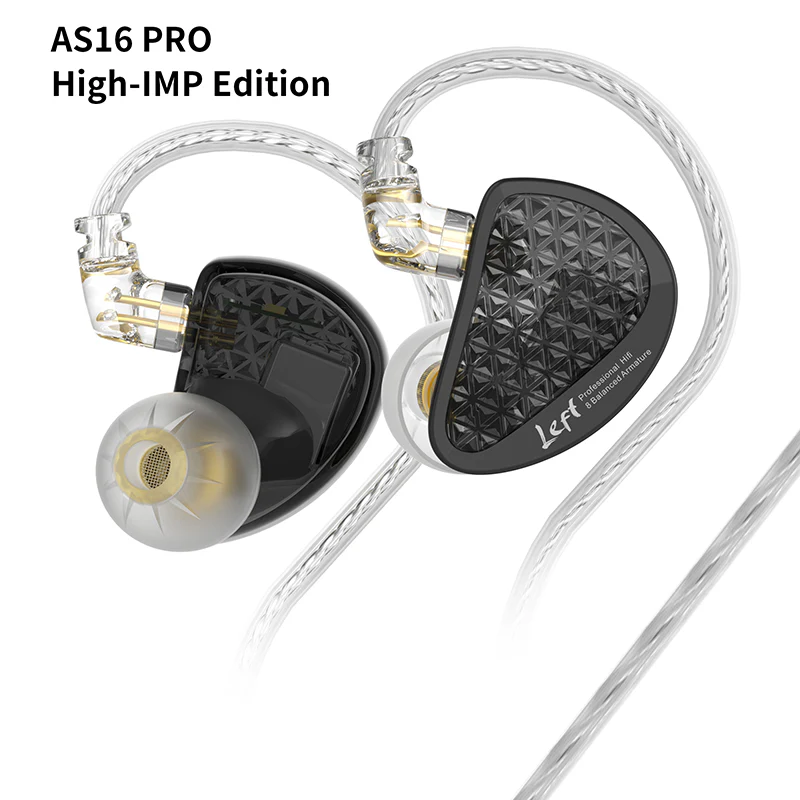 KZ AS16 Pro Balanced Armature Earphones - Image 5