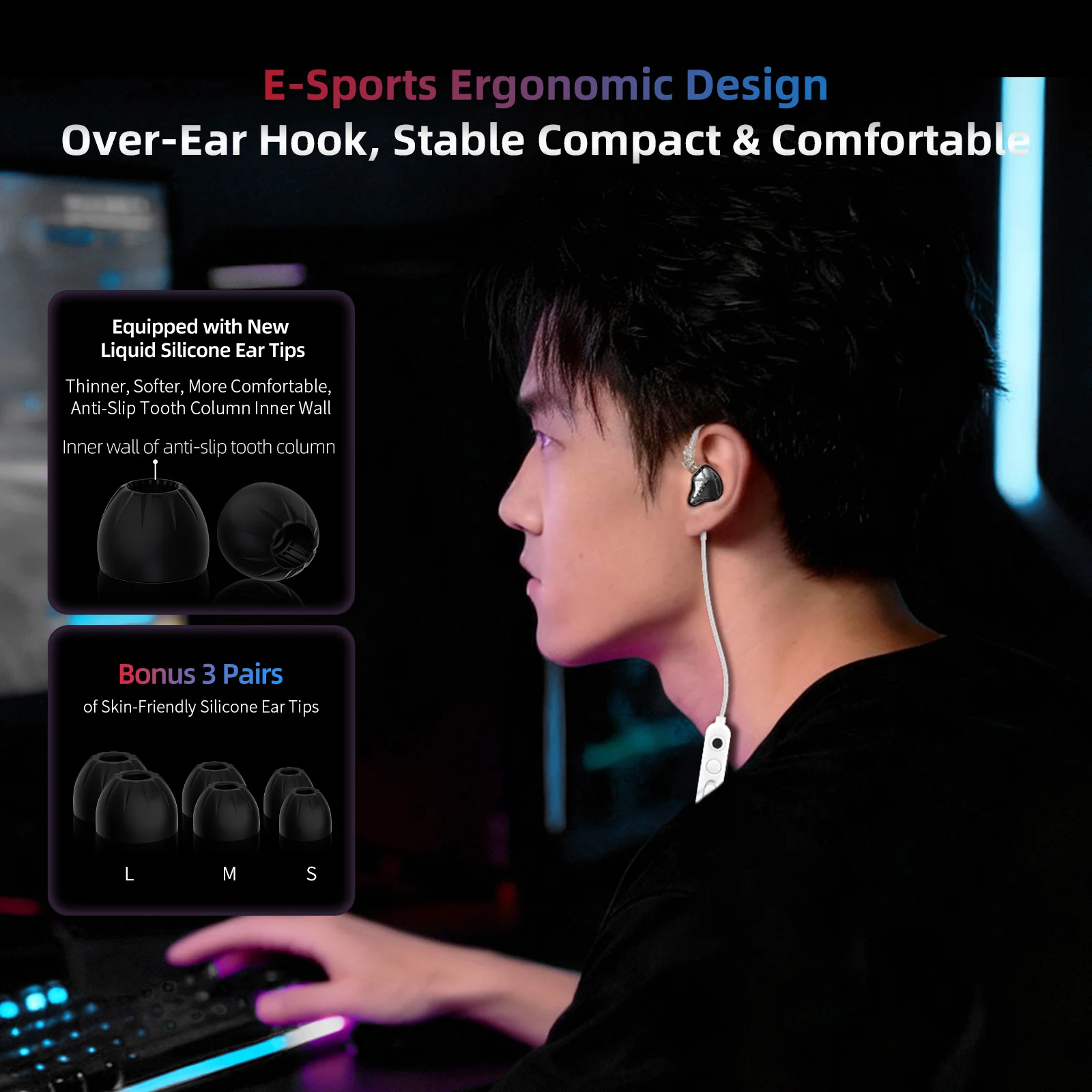 KZ Axas Gaming Earbuds - Image 7
