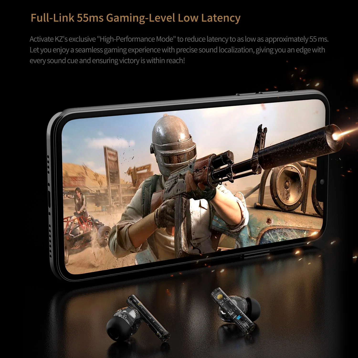 KZ Carol Wireless Earbuds Active Noise Cancelling Built-in 6 Mic Bluetooth Earphones - Image 8