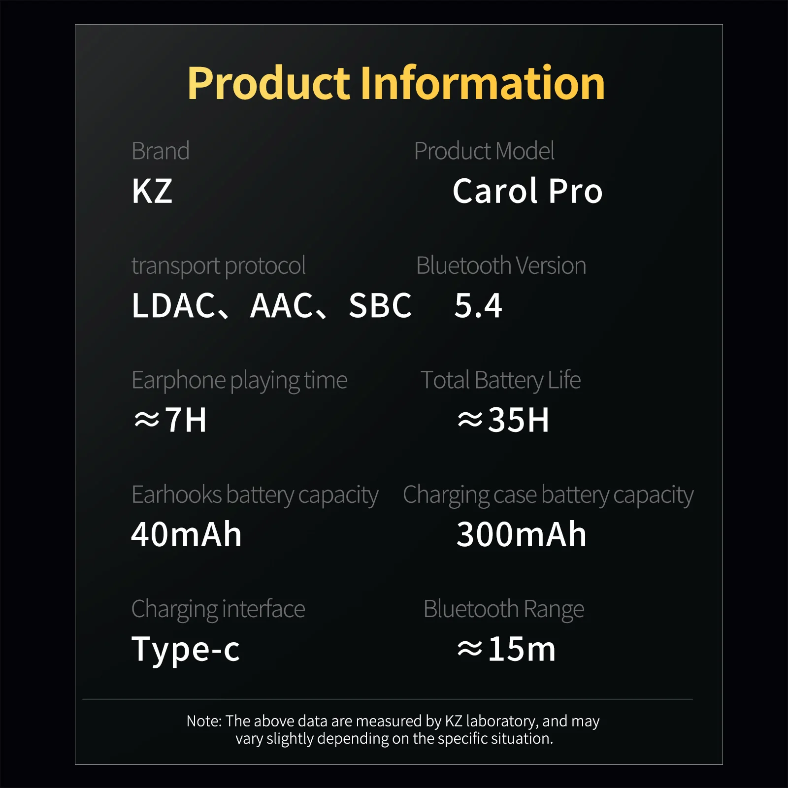 KZ Carol Pro ANC Wireless Earbuds - Image 16