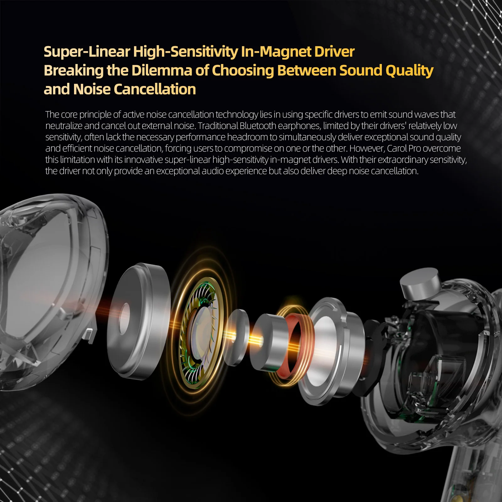 KZ Carol Pro ANC Wireless Earbuds - Image 9