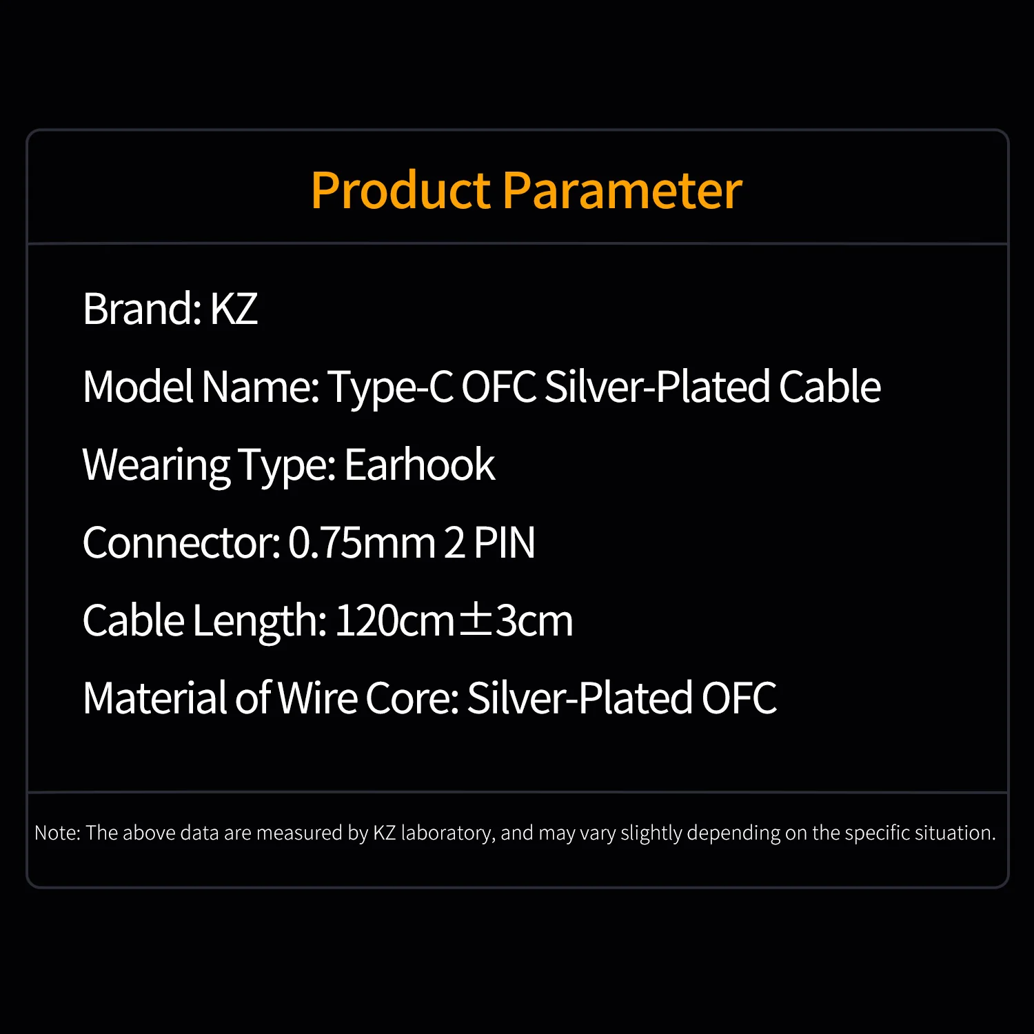 KZ Type-c Cable C PIN 0.75/0.78 mm typec - Image 10