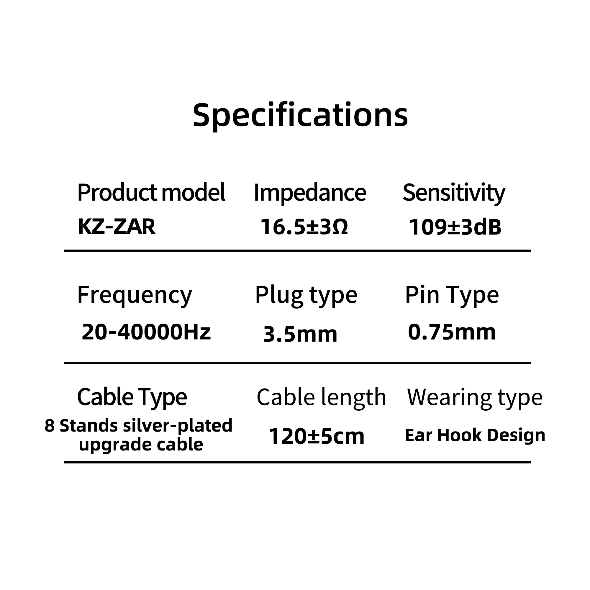 KZ ZAR 1DD+7BA IEM - Image 13