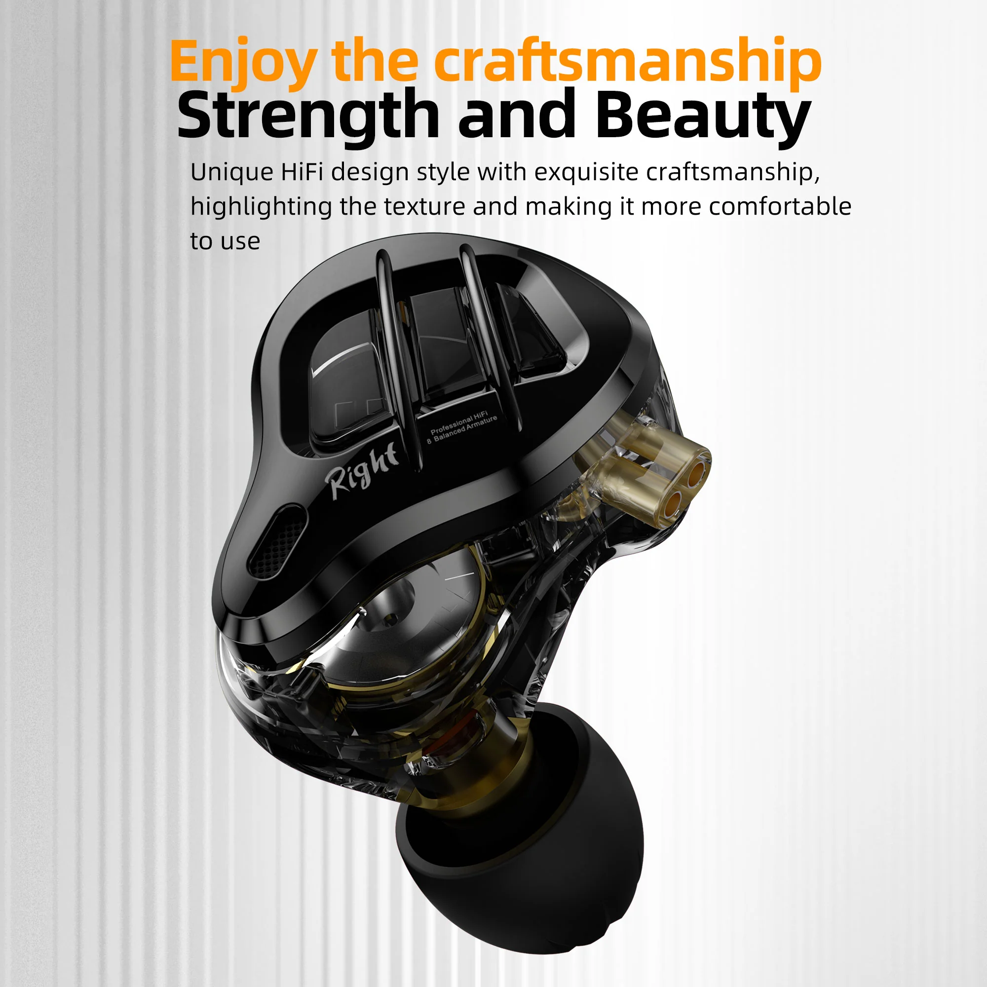 KZ ZAR 1DD+7BA IEM - Image 8